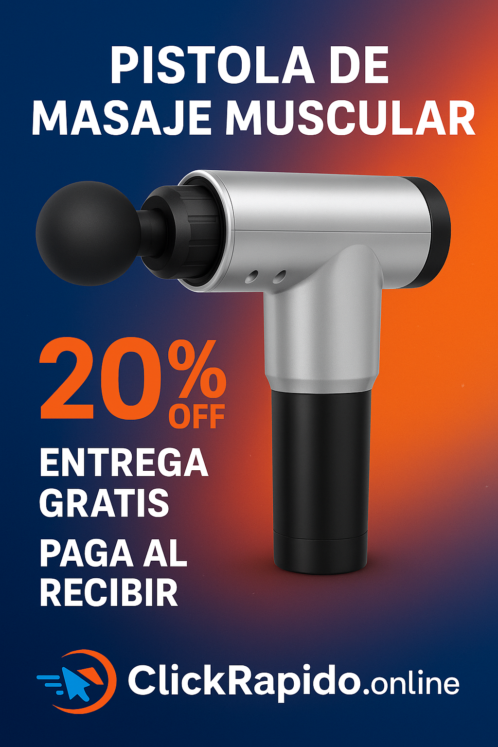 Pistola de Masaje Muscular Profesional 🦾